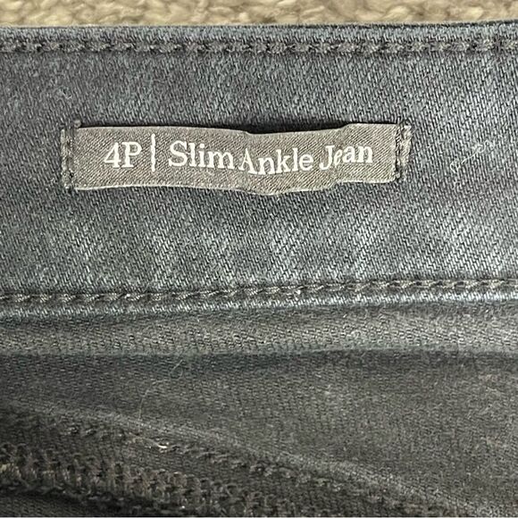 Talbots Jeans Women’s 4 Petite Black Slim Ankle Mid-Rise Stretch - Picture 4 of 11